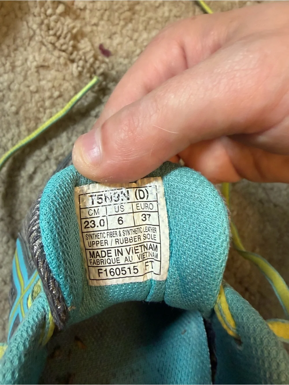 Women’s Blue and Green Athletic Shoes
